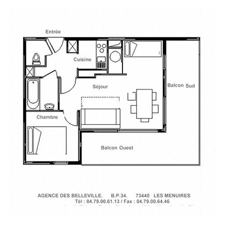 Residence Bellevue - Appartement Lumineux - Au Pieds Des Pistes - Balcon Mae-3484 Saint-Martin-de-Belleville Eksteriør billede